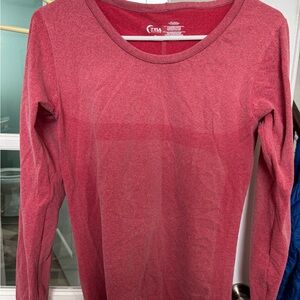 Zyia Women's Red Long Sleeve Top